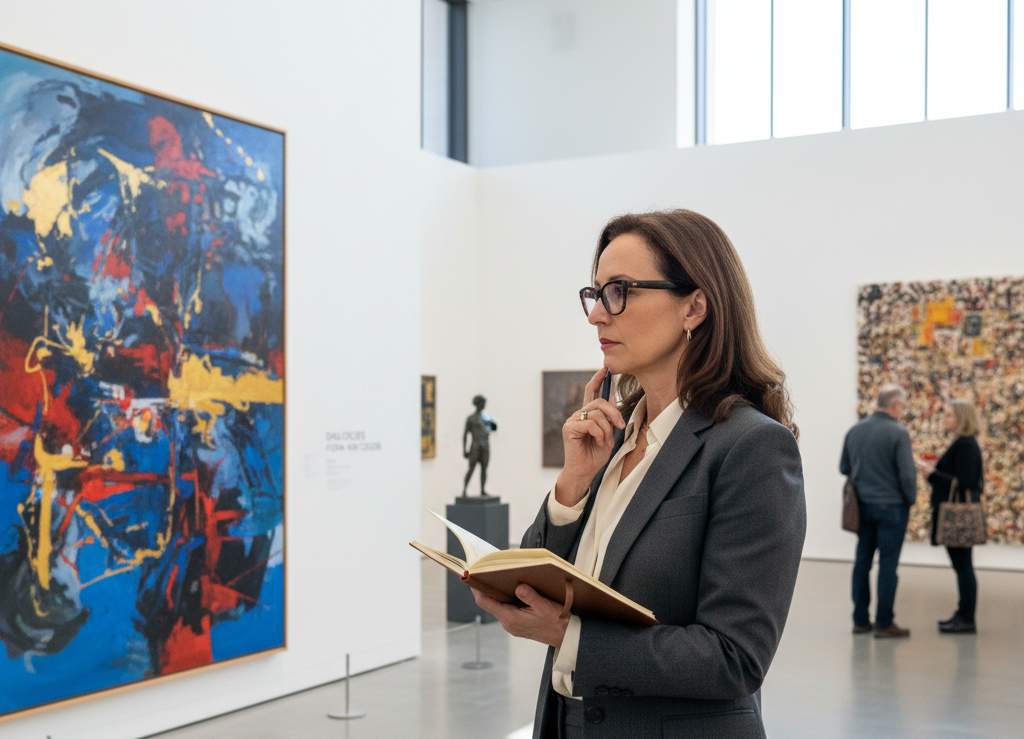El crítico de arte (con y sin sombrero)