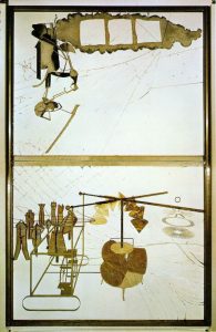 `La novia desnudada por sus solteros', o 'El gran vidrio' de Marcel Duchamp.