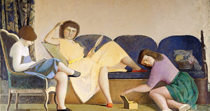Balthus (Balthasar Klossowski de Rola): 'Las tres hermanas' Museo Thyssen