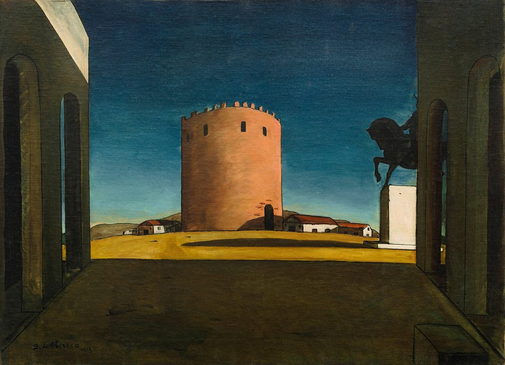 Giorgio de Chirico. 'La torre roja' (1913). Guggenheim Museum