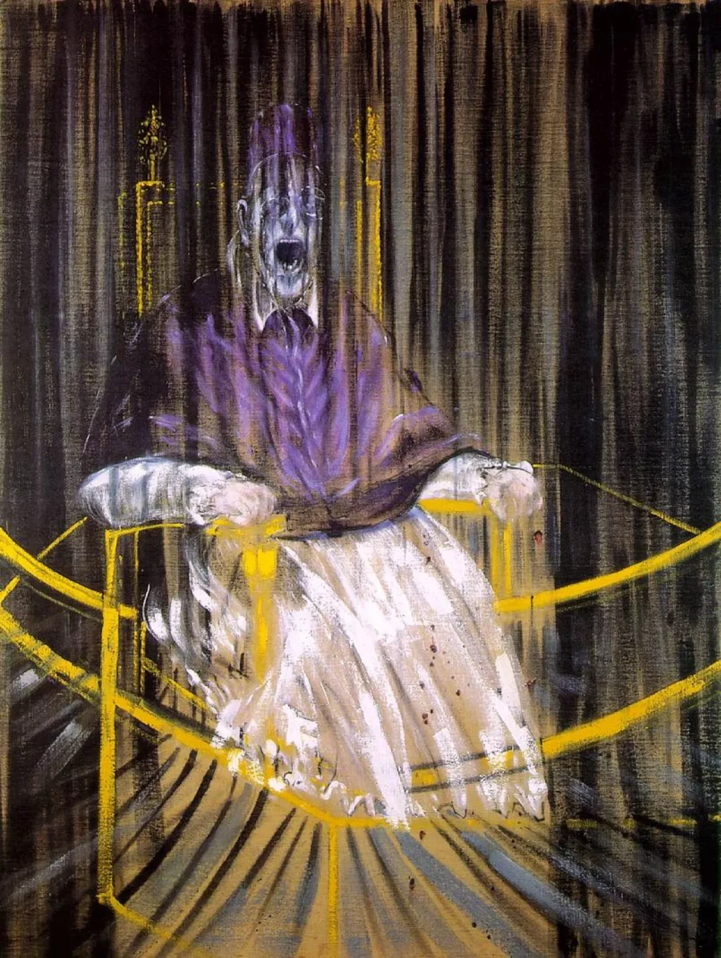 «Estudio según el Retrato del Papa Inocencio X de Velázquez» de Francis Bacon. [Des Moines Art Center, Iowa (Estados Unidos)]